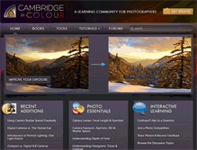 Tablet Screenshot of cambridgeincolour.com